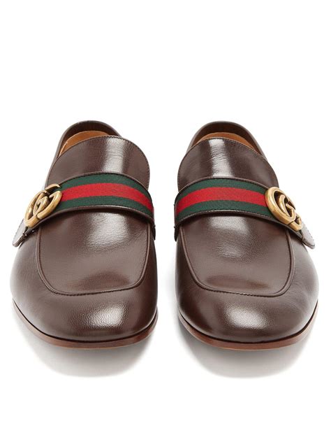 gucci donnie bit loafer brown|gucci creeper loafers.